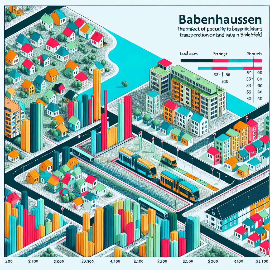 Einfluss der ÖPNV-Nähe auf Bodenrichtwert in Bielefeld Babenhausen